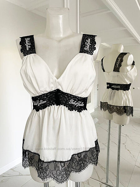 Шовковий топ Dolce & Gabbana
