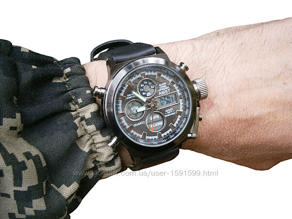 Годинник чоловічий спортивний Mlitary AMST 3003AC All Black