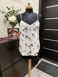 Біла майка з зебрами L Primark 1765640