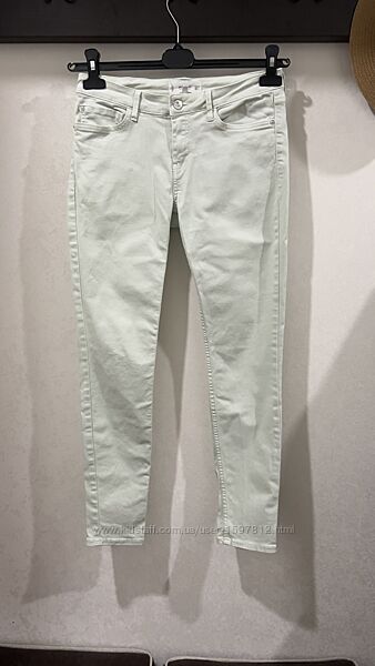 Штани пастельного мятного кольору S Mango