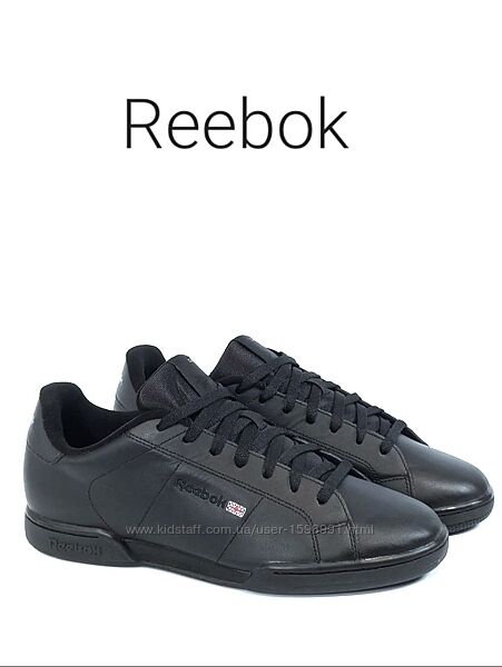 Кожаные кроссовки Reebok Classic Npc Ii Black Оригинал