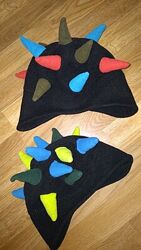 Шапка спортивная флисовая на 5 лет 53р. Rodeo