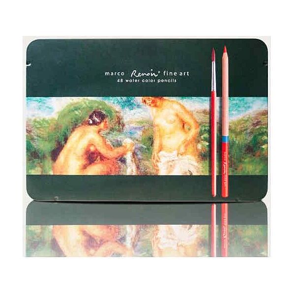 Акварельні олівці Marco Renoir Fine Art Aqua 48 кольорів