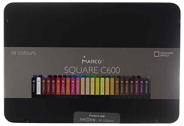 Олівці кольорові Marco Square 48 кольорів