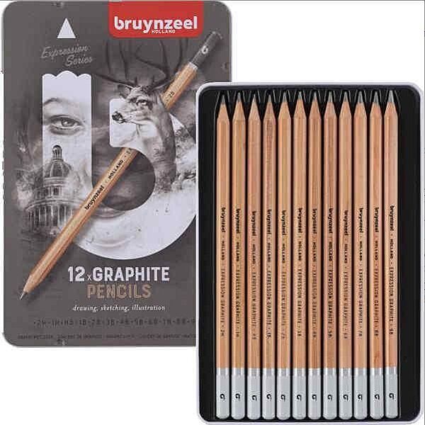 Набір графітних олівців Bruynzeel Expression 12 штук