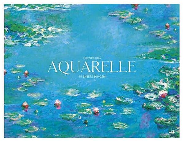 Склейка для акварелі Школярик MUSE Aquarelle A5 14,8х21см 300 г/м2 15 аркушів