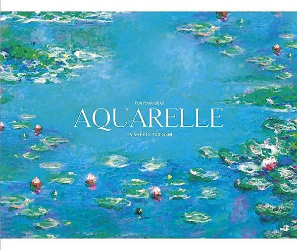 Склейка для акварелі Школярик MUSE Aquarelle A4 21х29.7см 300 г/м2 15 аркушів