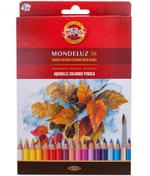 Олівці кольорові акварельні Koh-i-Noor Mondeluz 36 кольори