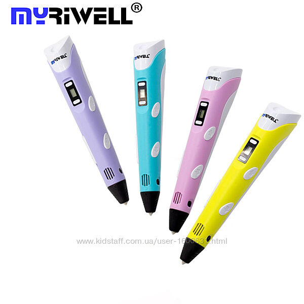 3D-ручка Myriwell 2 RP100B Оригінал з LCD-екраном