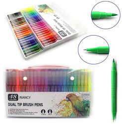 Набір лінерів  фломастерів Josef Otten 48 кольорів Dual Tip Brush Pens