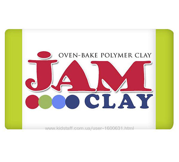 Полімерна глина Пластика Jam Clay Зелене яблуко 20г