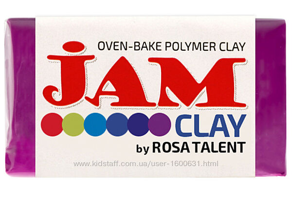 Полімерна глина Пластика Jam Clay Ягідний коктейль 20г