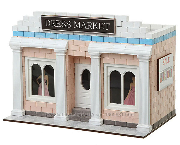 Керамічний конструктор Салон платтячок Dress Market 700 дет