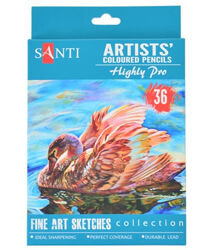 Набір художніх кольорових олівців Santi Highly Pro 36 шт
