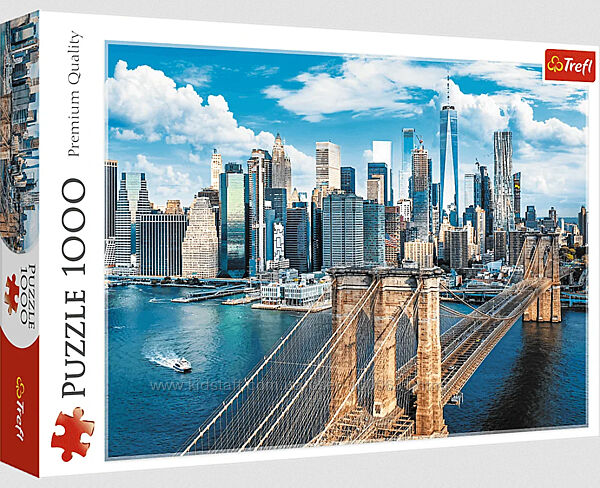 Пазл Бруклінський міст, Нью-Йорк, США 1000 елементів Trefl