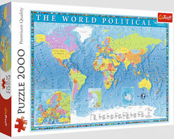 Пазл Політична карта світу 2000 елементів Trefl