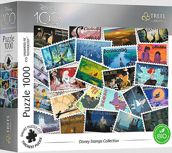 Пазл Безмежна колекція Колекція марок від Дісней 1000 елементів Trefl