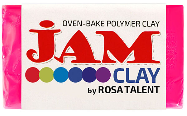 Полімерна глина Пластика Jam Clay Рожеве сяйво 20г