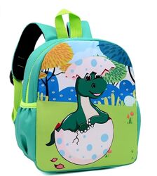 Рюкзак детский динозаврик-дракончик 1-5 лет зеленый