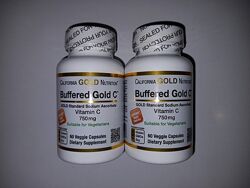 California Gold Nutrition буферизованный витамин C в капсулах 750 мг 60 шт