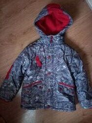 Стильна зимова куртка для хлопчика р.116