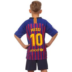 Футбольная форма детская дитяча Барселона Месси 10 рост 155 см -158 см