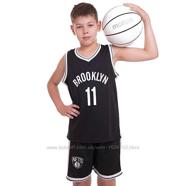 Баскетбольная форма детская клуб Brooklyn  Irving 11 рост 135 -140 см