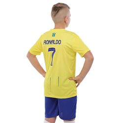 Футбольная форма Рональдо 7 АLNASSR сезон 2024 года размер 115 см-160 см