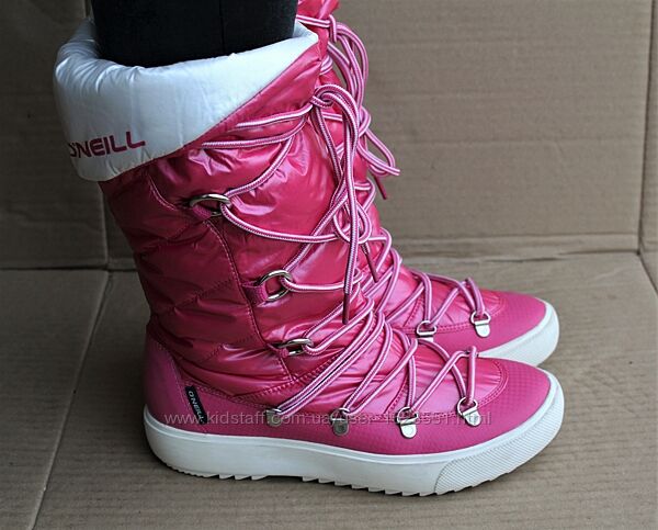 чоботи o&acuteneill montebelluna snow boots - pink rose оригінал нові р.38