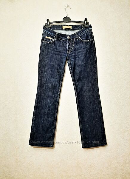 Відмінні брендові джинси сині стрейч-котон жіночі демісезон зима Maserati