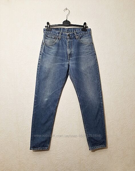 Levis оригінал джинси сині чоловічі зима демісезон щільний котон завужені
