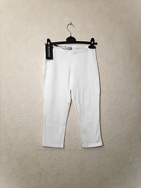 Terranova бриджі білі лосини трикотажні жіночі короткі штани М 42 44 46
