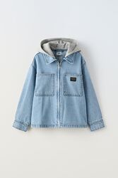 Джинсова сорочка куртка Zara 