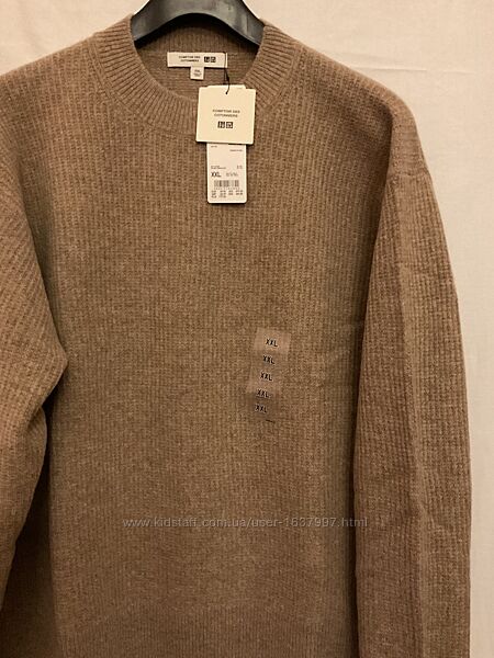 Женский японский свитер из 100 овечьей шерсти, большой размер.