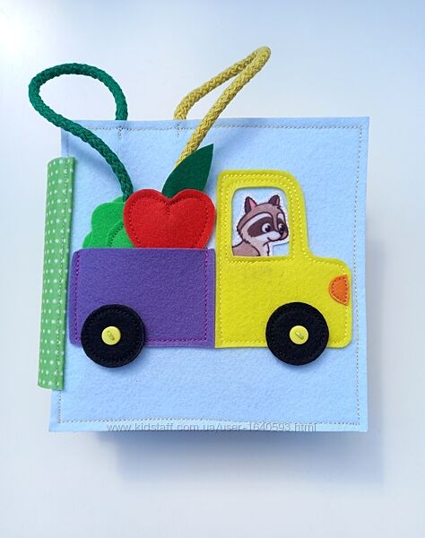 М&acuteяка розвиваюча книжка для найменших Транспорт