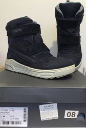 ECCO URBAN SNOWBOARDER ботинки зимние р34 ст22,4 синие девочк мальчик
