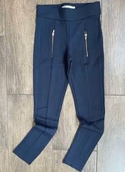 Темно синие хлопковые брюки леггинсы на девочку Размер 9-10Т Zara Girls