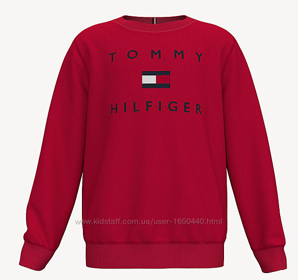 Свитшот толстовка из терри флиса Tommy Hilfiger Томми Хилфигер XL 14-18 лет