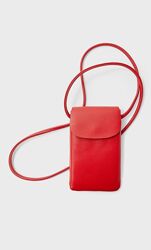 Красная сумка через плечо для смартфона с карманом для денег Stradivarius 