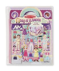 Объемные многоразовые наклейки  Melissa & Doug Day of Glamour 196  наклеек