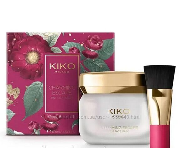 Очищающее средство для лица, маска и скраб 3 в 1 Charming Escape Kiko  Кико