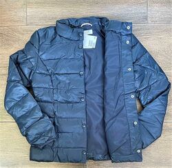Легенькая синяя демисезонная куртка на на кнопках H&M Размер 11-12лет 152см