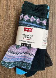 Набор из 3  штук мужских носков Левис Levis Socks 3-Pack Men  Размер 40-45 