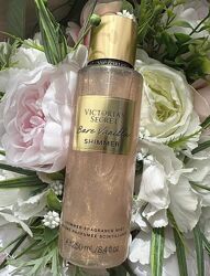спрей с шиммером Bare Vanilla Victoria Secret Виктория Сикрет  Оригинал