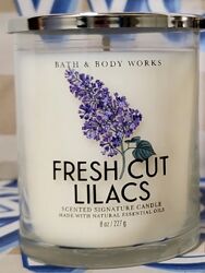 Свеча на 1 фитиль Bath and body works  Fresh Cut Lilacs