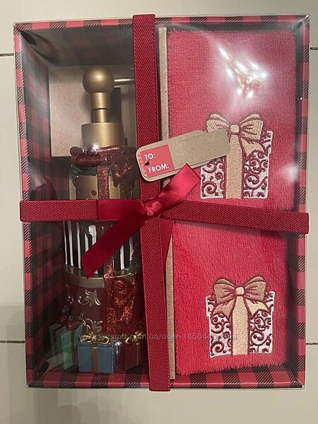 Подарочный новогодний Набор для ванной Mistletoe Farms из 3 предметов