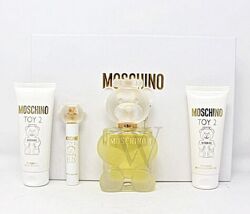 Парфюмерный набор женский Moschino Toy 2 туалетная вода 100 мл гель лосьон