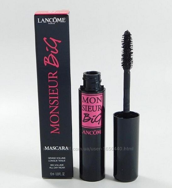 Тушь Lancome Monsieur Big Volumizing Mascara для объема и длины Ланком Ориг