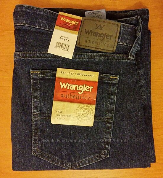 Джинсы Wrangler-Comfort Flex,34x32, Original, USA , НОВЫЕ
