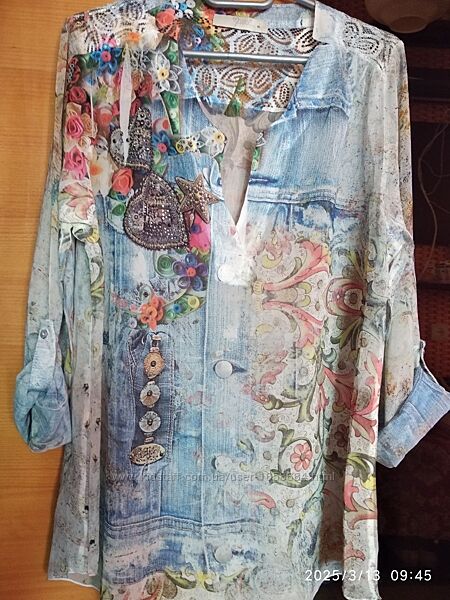 Эксклюзивная блузка размер 50